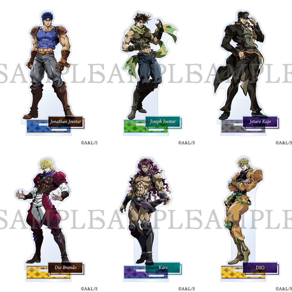 歴代主人公と敵キャラのアクリルスタンド！！ 【販売期間】5月15日（金
