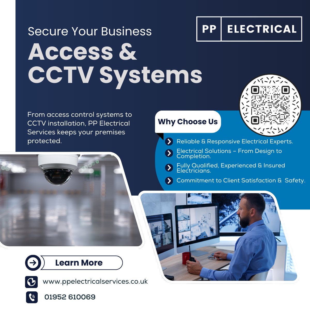 mawebdesign_uk's tweet image. 🔐 Secure Your Business with Access &amp;amp; CCTV Systems
More detail 👇
🌐 ppelectricalservices.co.uk
🔗 #Electricians #Telford #Shrewsbury