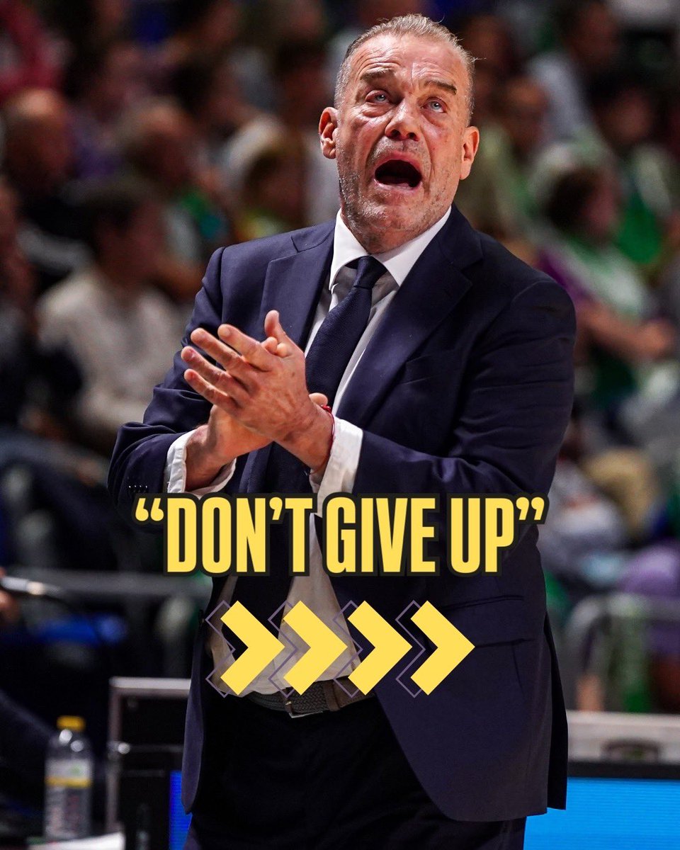 GranCanariaCB's tweet photo. 𝗗𝗢𝗡’𝗧 𝗚𝗜𝗩𝗘 𝗨𝗣
77-72 en el marcador…
3:50 minutos por jugar…

Y la arenga del Che. https://t.co/NcHDQ8dgoL