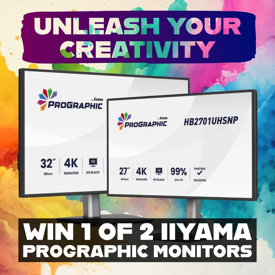 theclub386's tweet image. 🖥️ 4K PRO MONITOR GIVEAWAY 🖥️ 

We have two Pantone-validated @iiyamaCo ProGraphic screens up for grabs. With UHD IPS Black 2.0 panels and 99% DCI-P3 coverage, they're perfect for creative pros. 🎨 🖋️

👉 club386.com/iiyama-prograp…

UK and EU #competition ends 31/05, 23:59 BST. ⏱️