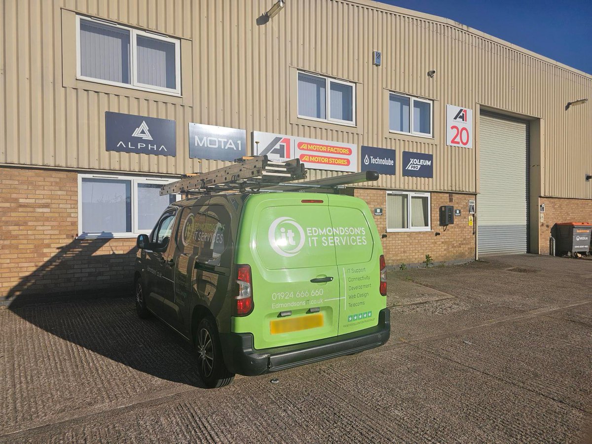 EdmondsonsIT's tweet image. This week, our team completed a new CCTV installation for A1 Motorstores, helping to keep their premises, staff and assets secure for years to come.

Great work as always from Dennis and Niles!

#EdmondsonsIT #CCTV #BusinessSecurity #ITSupport #YorkshireBusiness #TechSolutions