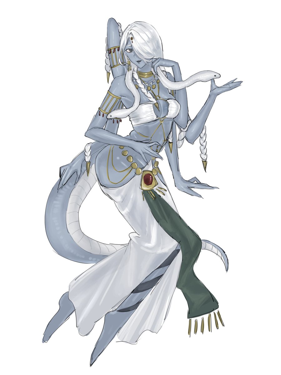 #今月描いた絵を晒そう
今月も人外デザインたくさんしました🫶