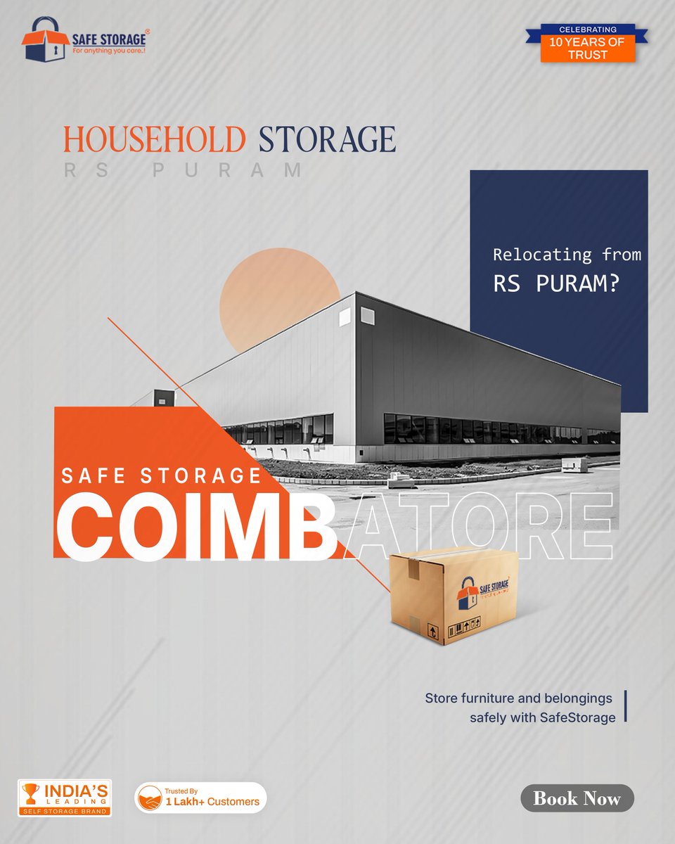 SafeStorage_In's tweet image. Need extra space in Coimbatore? 
SafeStorage offers secure household storage in Singanallur, Avinashi Road &amp;amp; RS Puram. Safe, flexible &amp;amp; trusted storage solutions. Book now.

#SafeStorage #Coimbatore #Storage