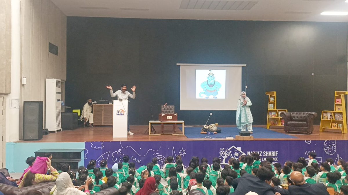 ChughtaiPublic's tweet image. Chughtai Public Library, in collaboration with the Nawaz Sharif Center of Excellence for Early Childhood Education, commemorated World Book and Copyright Day 2026 through a well-organized and highly engaging event designed especially for young learners.
#WorldBookDay