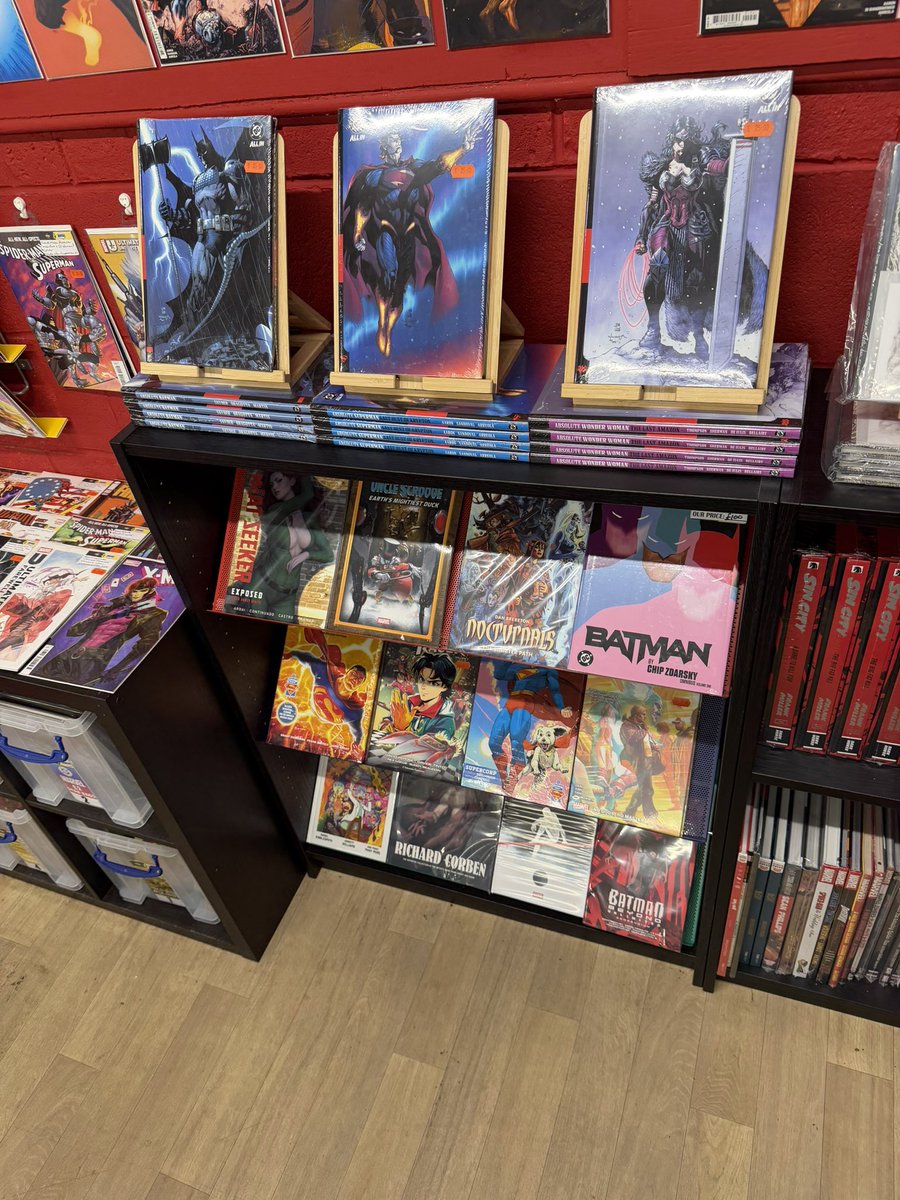 CoffeeHeroes1's tweet image. Happy Delayed New Comic Book Day! Batman/Wonder Woman - Truth! Uncanny X-Men! Thunderhawks! Swamp Thing 1989! Punisher! Warbird! New Absolute Hardcover Printings! And much more!

Pull lists are done and ready for collection!

Don’t forget Free Conic Book Day this Saturday! #NCBD