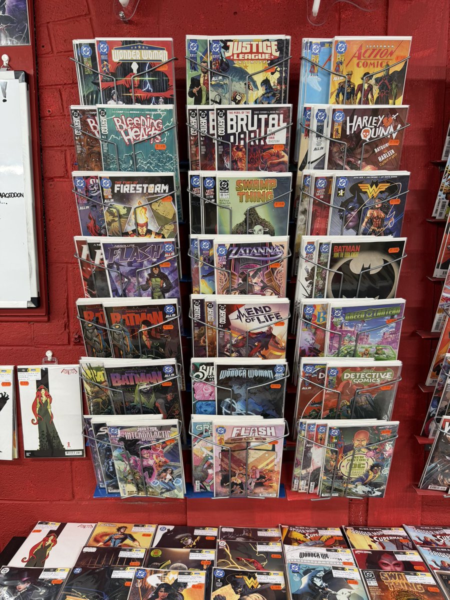 CoffeeHeroes1's tweet image. Happy Delayed New Comic Book Day! Batman/Wonder Woman - Truth! Uncanny X-Men! Thunderhawks! Swamp Thing 1989! Punisher! Warbird! New Absolute Hardcover Printings! And much more!

Pull lists are done and ready for collection!

Don’t forget Free Conic Book Day this Saturday! #NCBD