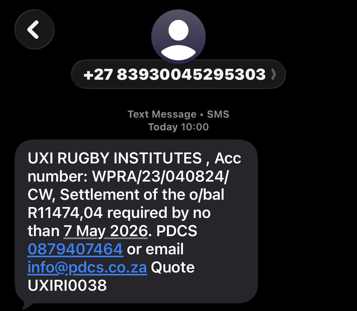 Fam let us be aware of this scam