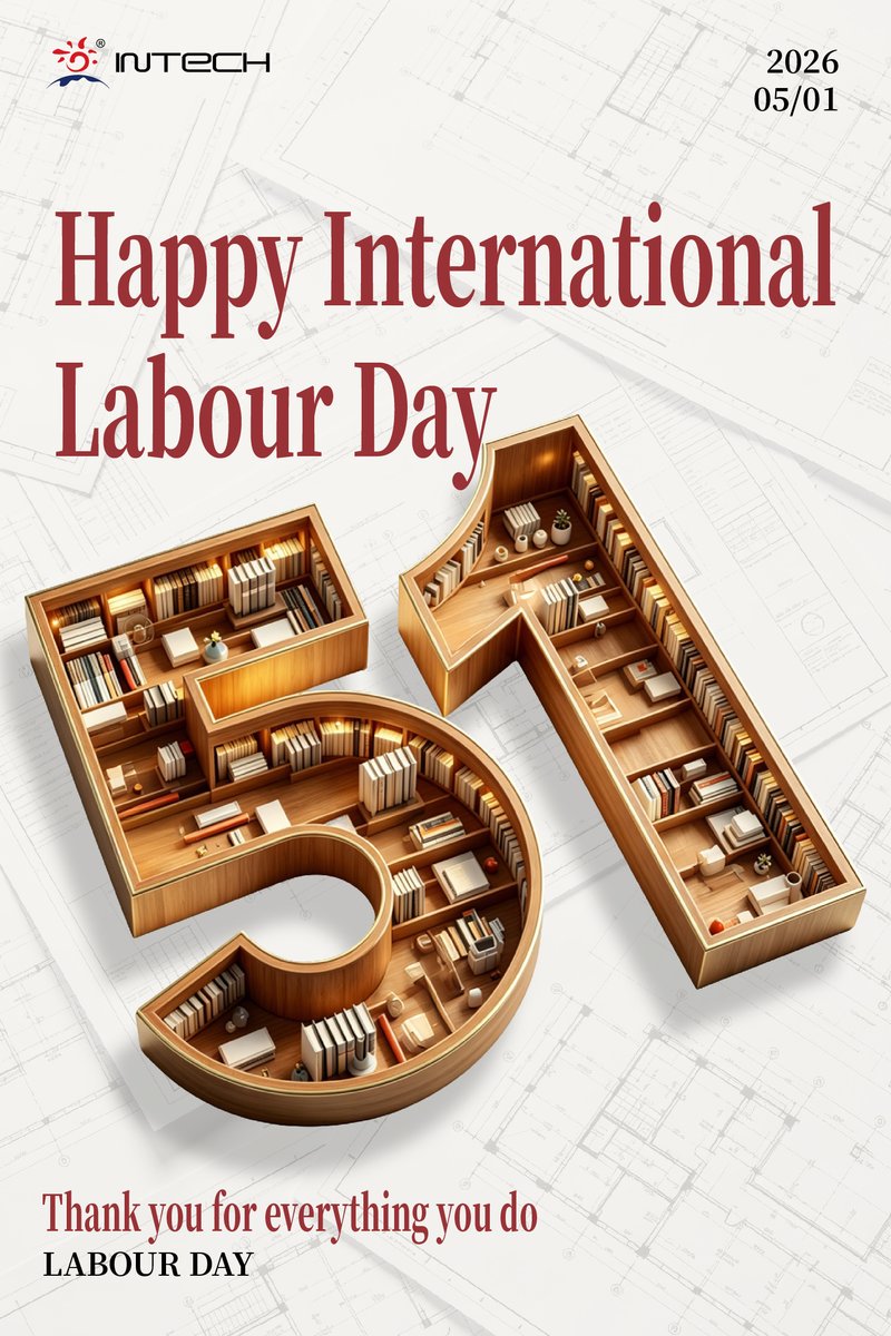 intechiwb's tweet photo. Happy Labour Day!

Salute to everyone who strives with all their might for a better life! Wishing you all a well-deserved day of appreciation.

#WorkersDay #LabourDay #InternationalWorkersDay2026 https://t.co/ur6tML3wXX
