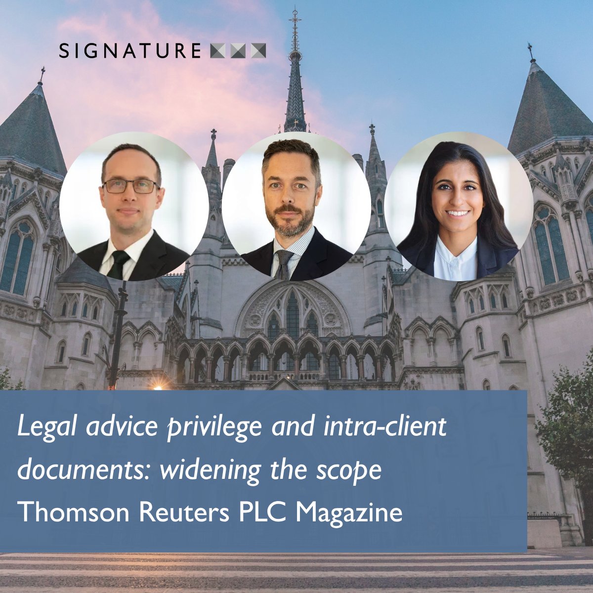 Signature Litigation tweet media