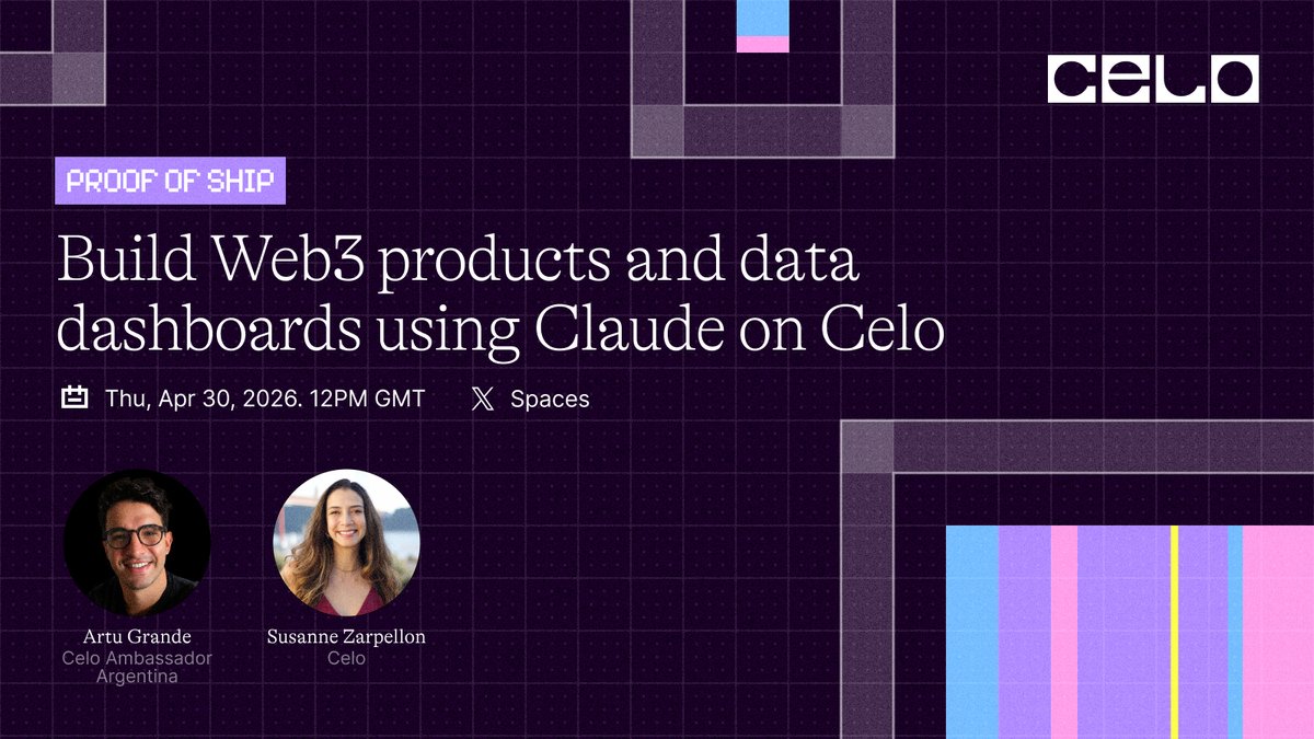 Celo Developers ◘ 🦇🌳 tweet media