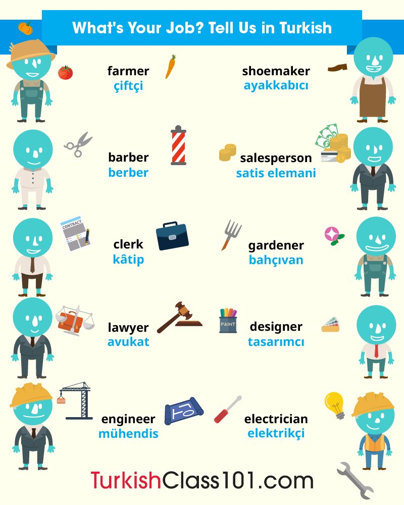 TurkishClass101's tweet image. Are you confident to WORK in Turkey? Comment below! 😎✈️🌍 P.S. Start mastering real-life conversations today! P.S. Learn Turkish for FREE ⬇️
🔗 bit.ly/4sWg0DD

#WorkAbroad #SpeakTurkish #DailyTurkish