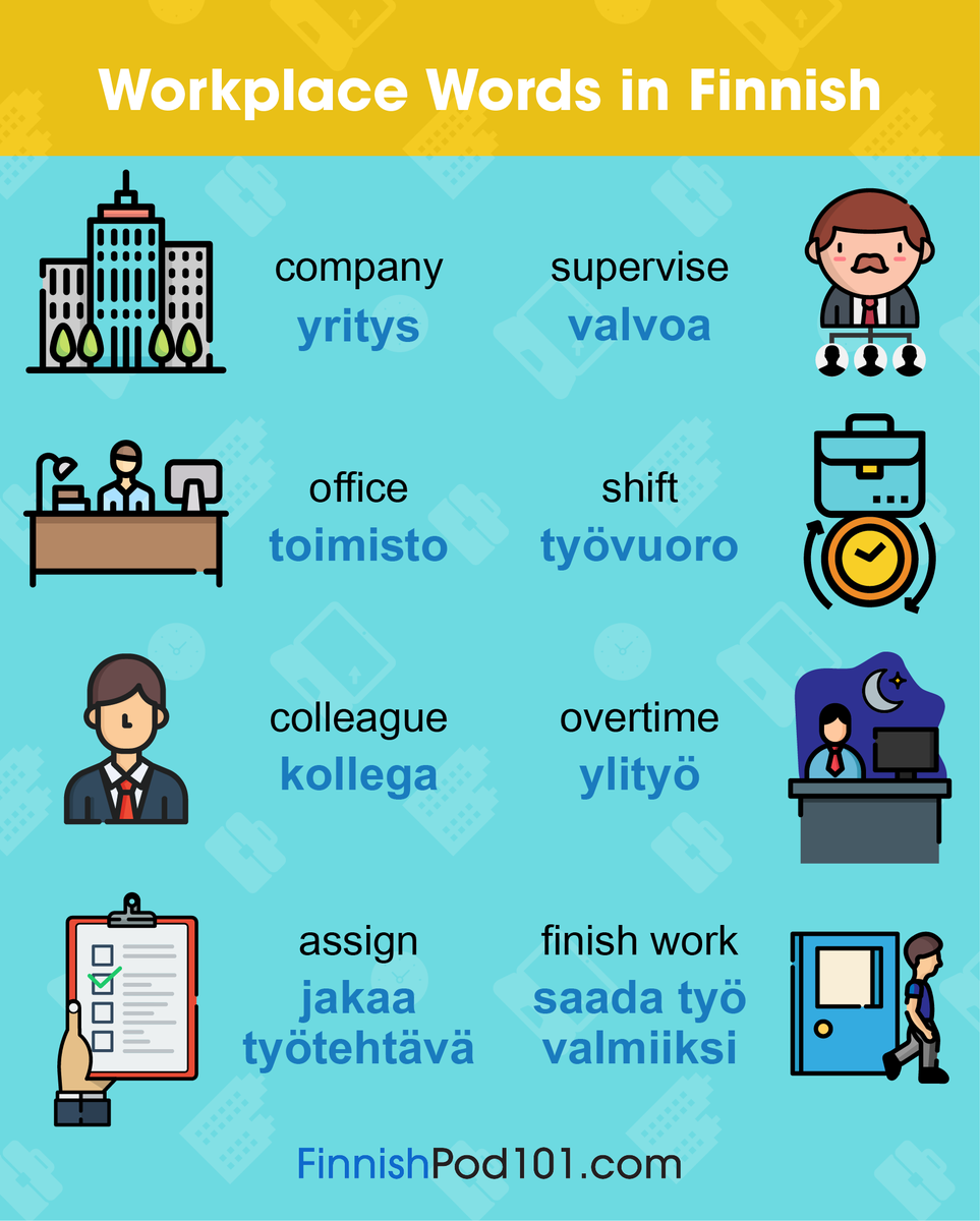 FinnishPod101's tweet image. Are you confident to WORK in Finland? Comment below! 😎✈️🌍 P.S. Start mastering real-life conversations today! P.S. Learn Finnish for FREE ⬇️
🔗 bit.ly/42Atk5O

#WorkAbroad #SpeakFinnish #DailyFinnish