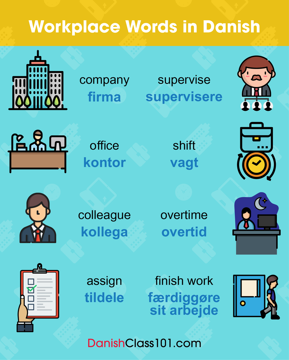 DanishClass101's tweet image. Are you confident to WORK in Denmark? Comment below! 😎✈️🌍 P.S. Start mastering real-life conversations today! P.S. Learn Danish for FREE ⬇️
🔗 bit.ly/3QB8tNd

#WorkAbroad #SpeakDanish #DailyDanish