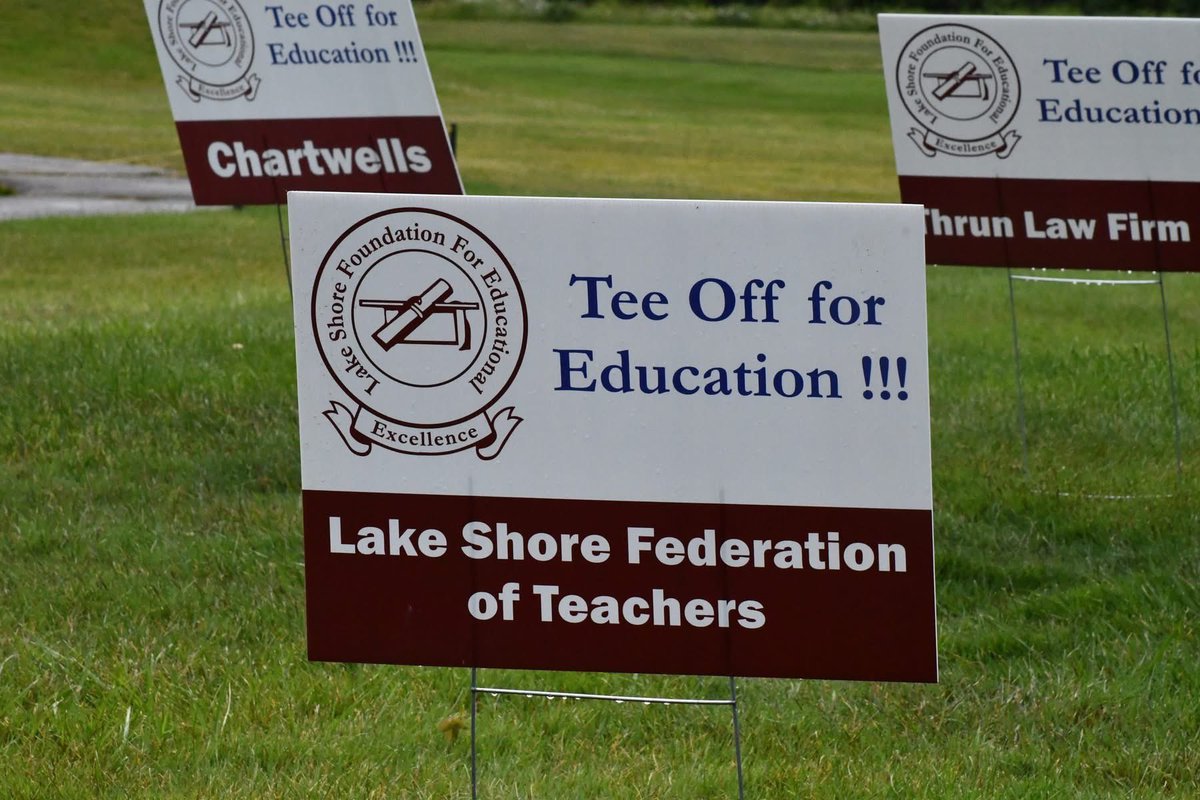 myLSPS's tweet image. ⛳️ The Lake Shore Foundation for Educational Excellence is excited to host its premier fundraising event, the 37th Annual Leonard and Patty Palermino Memorial Golf Outing, on Monday, June 15, 2026, with a 9:00 a.m. shotgun start: facebook.com/share/p/1E3vqP…. #myLSPS