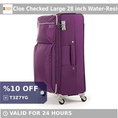 Luggage_Factory's tweet image. 🌟Travel in style &amp;amp; security with Cloe's Checked Large 28" Purple Luggage! 🧳✨ Featuring a TSA lock, a fortune-filled Red Pocket, and durable zippers. Ready for your next adventure at just $199.19! Grab yours now 👇 #Cloe #Luggage #Purple shortlink.store/ptmkdi8nmzgy