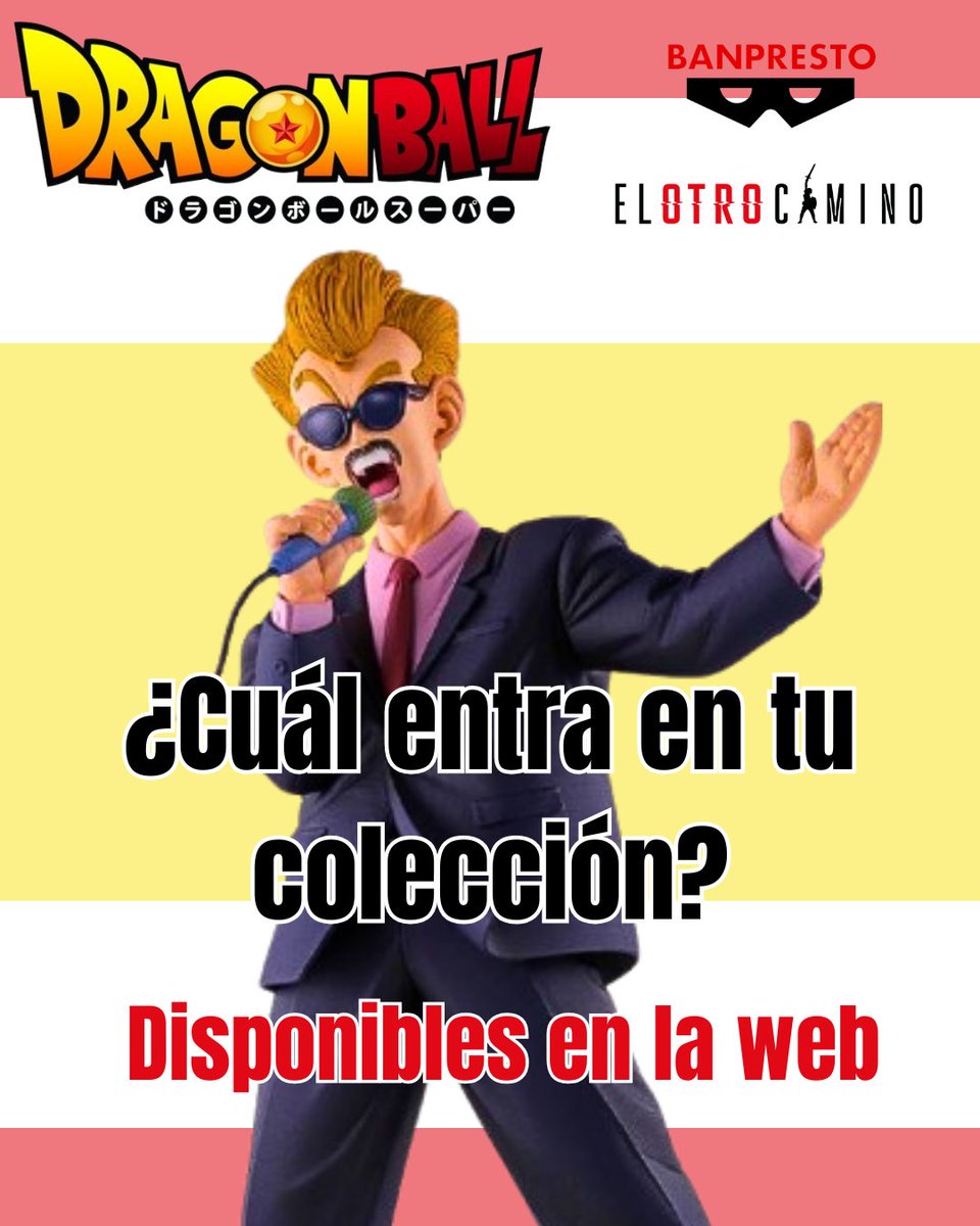 otrocaminoshop's tweet image. Las Ichibansho no decoran estanterías… las dominan.

Nuevas y clásicas ya disponibles en la web:
figuras con presencia, detalle y alma de colección.

elotrocaminoshop.com

#Ichibansho #DragonBall #Coleccionismo