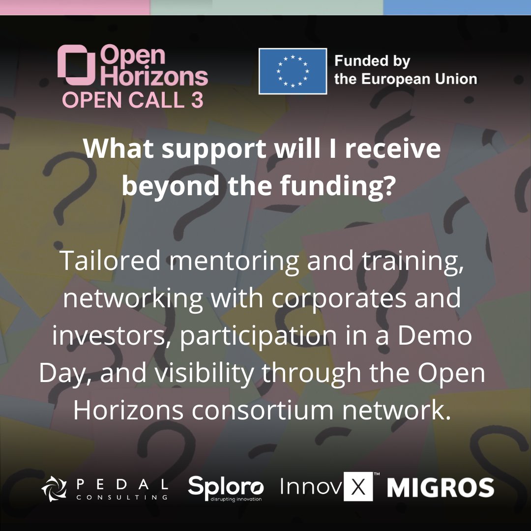 OpenHorizonsEU's tweet photo. OH FAQs!

You’ve checked to be eligible.

You've picked up your challenge.

Now...what does the programme actually look like?

Here's what you need to know. 👇

Read the full list of FAQs here: https://t.co/C2A2KzGKov https://t.co/eIZYJh4tvm