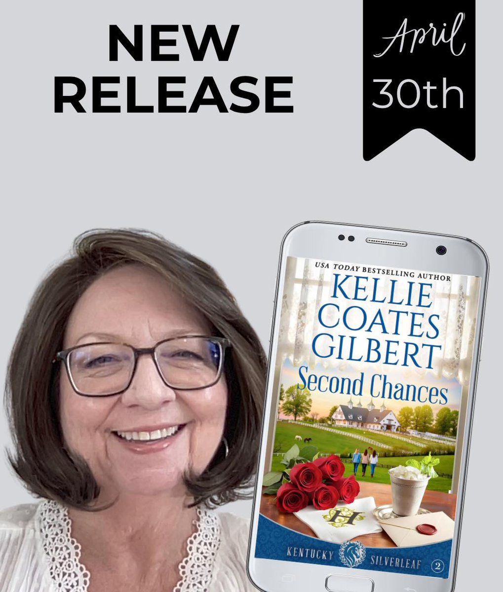 mybookfriends's tweet photo. 📷 NEW RELEASE ALERT 📷

SECOND CHANCES by Kellie Coates Gilbert continues the sweeping Kentucky Silverleaf family saga with:

📷 Kentucky horse country
📷 Derby dreams
📷 Family pressure
📷 Old rivalries
📷 Love, legacy, and second chances https://t.co/WRvLD8Kg1I
