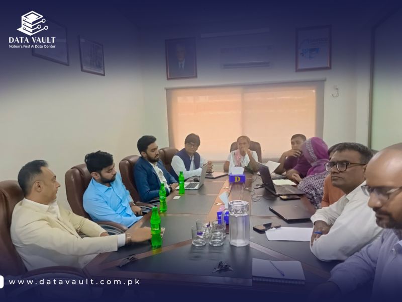 Datavaultpk's tweet photo. It was a pleasure for Data Vault Pakistan to visit Dawood University for a session on Pakistan’s AI infrastructure. The discussion focused on industry alignment, faculty engagement, and preparing students for evolving tech landscapes.

#DataVaultPakistan #AI #HigherEducation https://t.co/nLfPo4t9uG