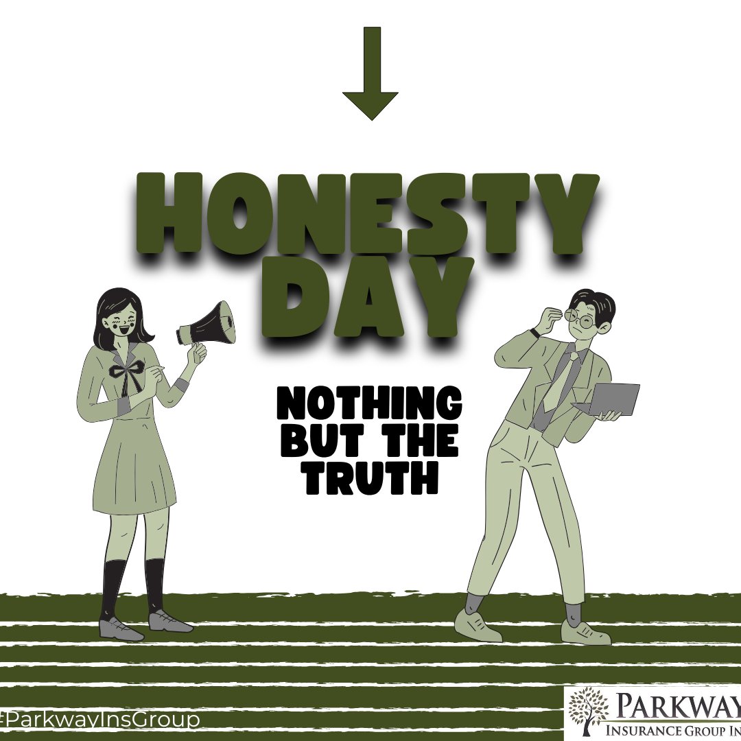 parkwayins's tweet image. Happy Honesty Day! 🌟 We value transparency and integrity! 🤝 #HonestyDay #ParkwayInsuranceGroup #IntegrityMatters #Trust #Transparency