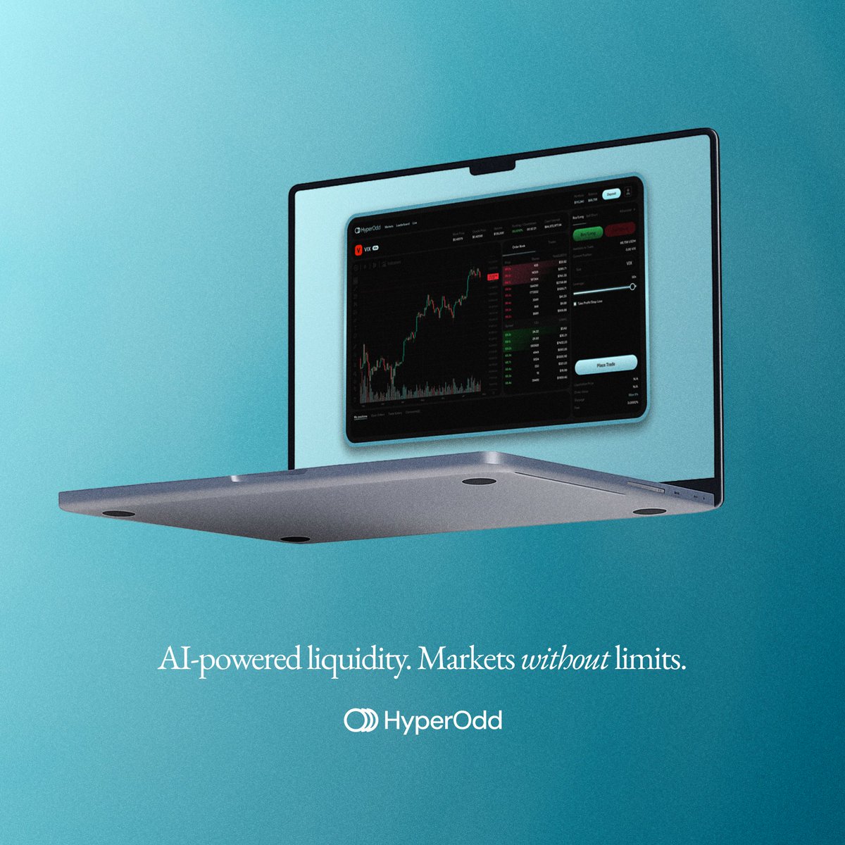 HyperOddX's tweet photo. The world's most interesting markets are the ones most people can't touch, and the only thing standing in the way is liquidity. Most markets fail because nobody showed up to trade.   

HyperOdd's network of autonomous agents changes that by creating liquidity around the clock across every venue and every condition. Institutional-grade access to markets the rest of the industry ignores.   

We're not another exchange. We're the layer that makes them work.