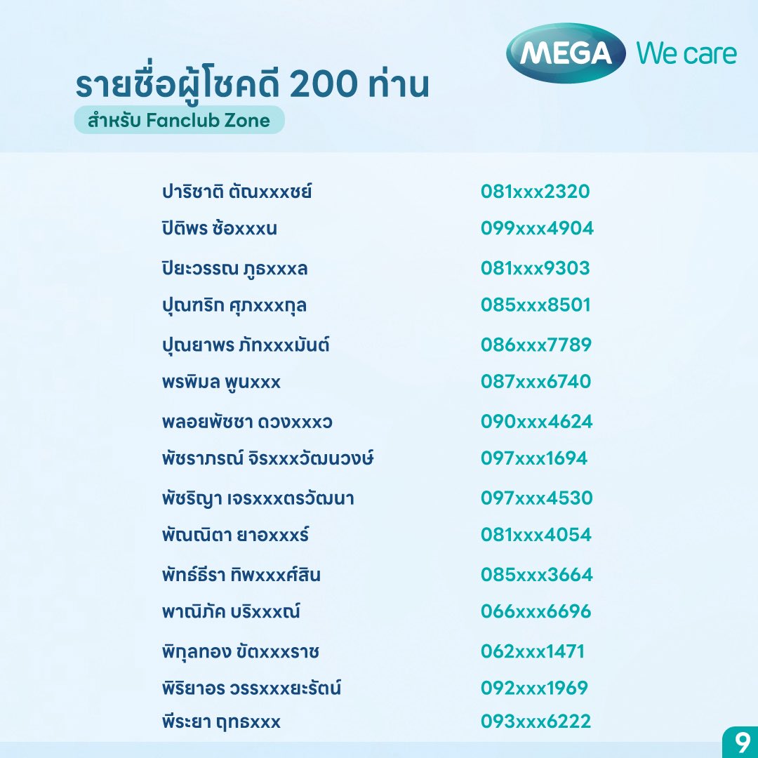 MEGA We Care tweet media