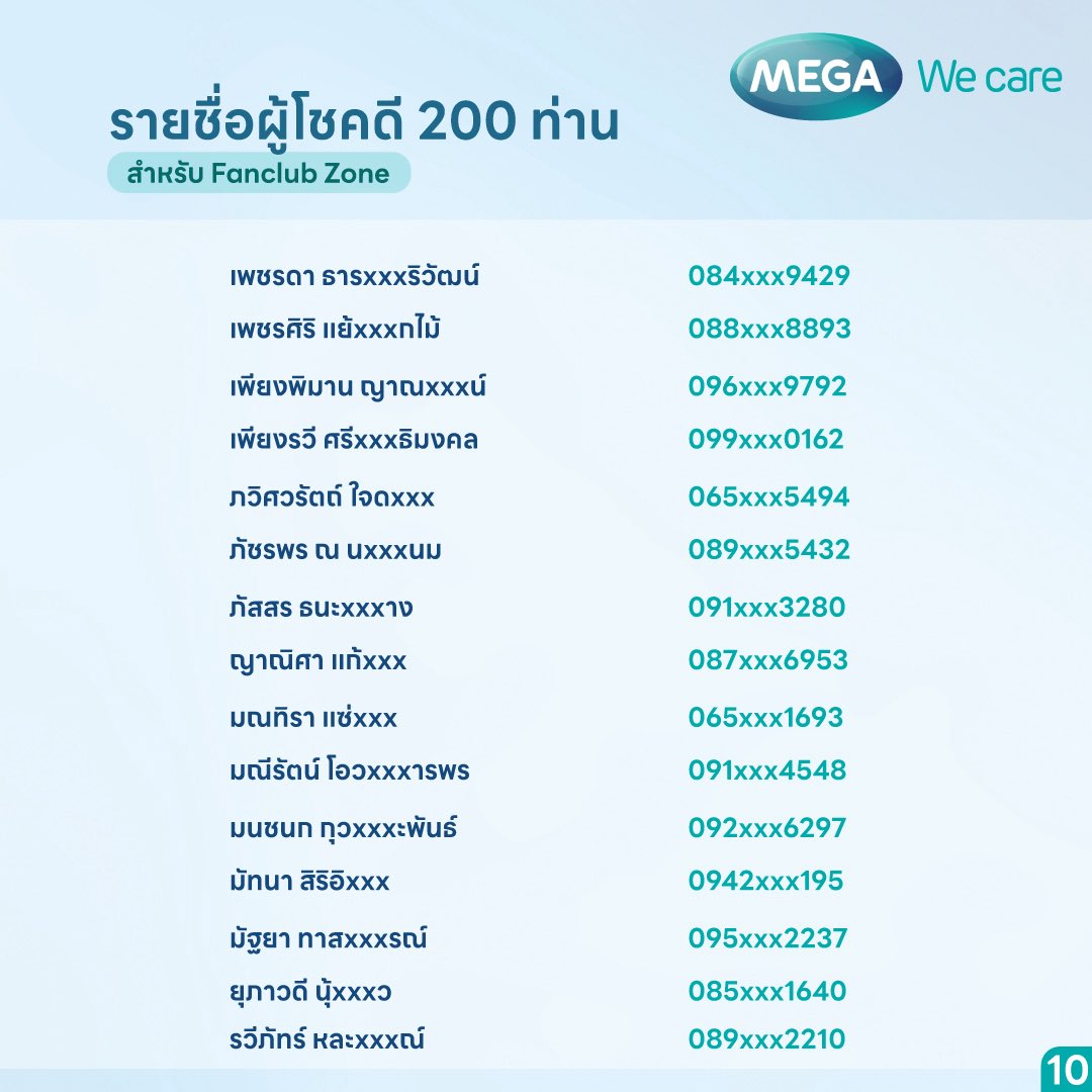 MEGA We Care tweet media