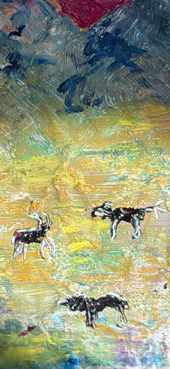 moustashley_'s tweet image. I got back to painting today, coming out of a prolonged CPTSD induced freeze on being ‘free‘ enough was delicious #arttherapy