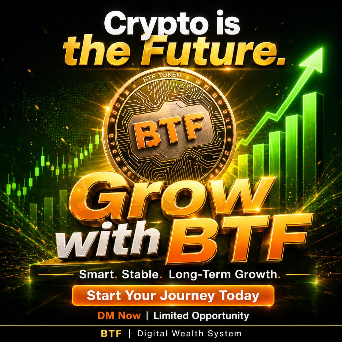 btf_official1's tweet photo. 🚀 Crypto is the Future — Are You Ready?
💰 Build your digital wealth with BTF
#CryptoGrowth #DigitalWealth #InvestSmart #CryptoFuture #PassiveIncome #WealthBuilding #CryptoOpportunity #Blockchain #FinancialFreedom #SmartInvestment #EarnOnline #CryptoIndia #GrowthMindset https://t.co/XpBzr5vXZb