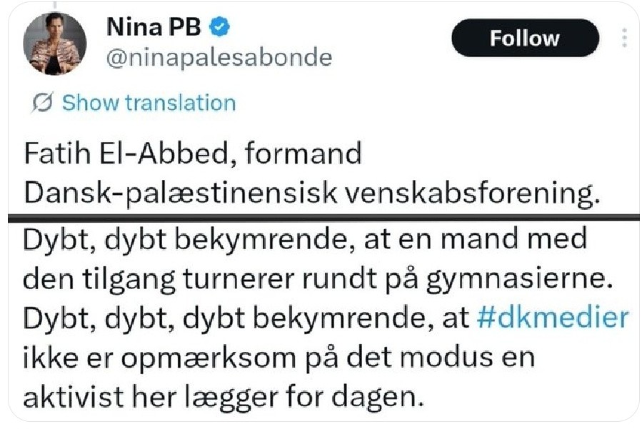 observdk's tweet image. Glem ikke @ninapalesabonde's rolle mens sagen var igang. Nina PB angreb Fathi El Abeds foreningsarbejde i samarbejde med chatbotten

Tal om modus? Dybt, dybt, dybt bekymrende #dkpol #dkmedier