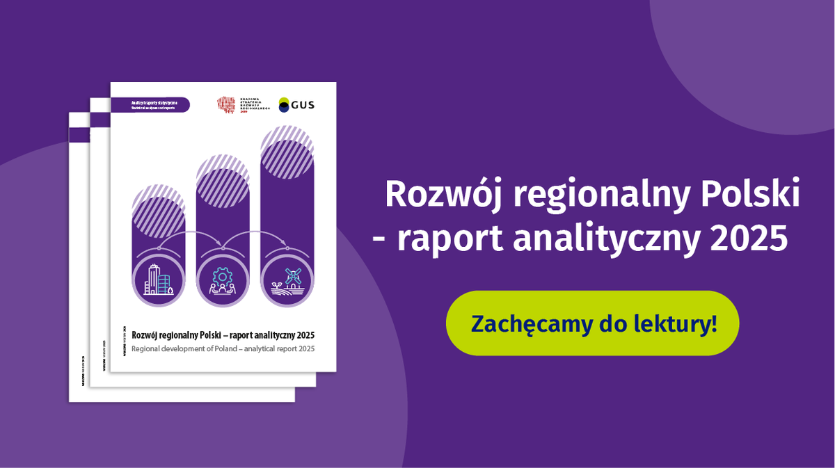 GUS_STAT's tweet image. Udostępniamy 6. edycję #PublikacjaGUS „Rozwój regionalny Polski – raport analityczny 2025”. Analiza zróżnicowań społeczno-gospodarczych i trendów w regionach, miastach i na wsi. Wsparcie dla decyzji opartych na danych.

tinyurl.com/4fhpdsp2

#GUS #KSRR2030 #OSI #Wieś #NUTS