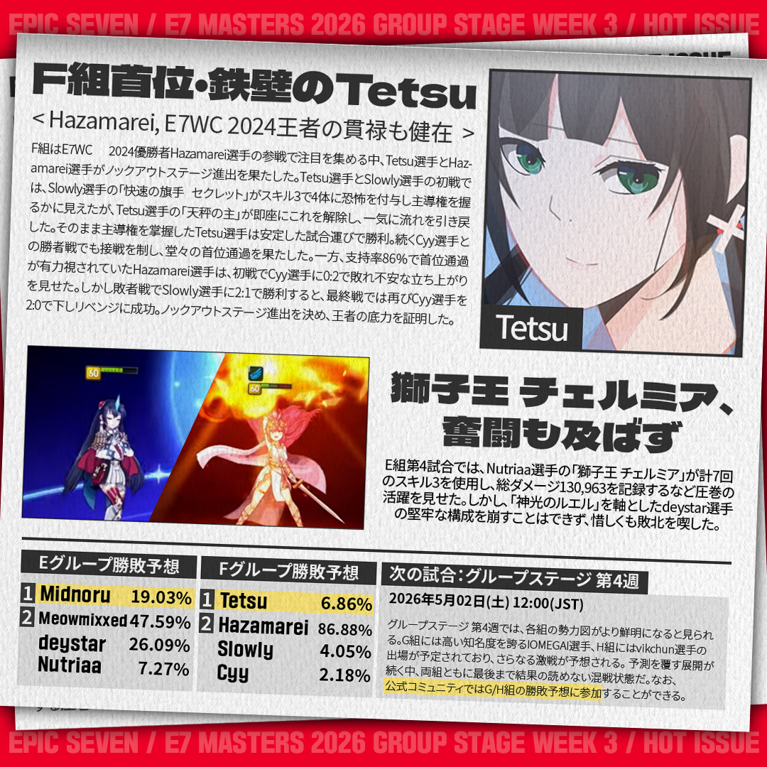 【公式】Epic Seven-エピックセブン- tweet media