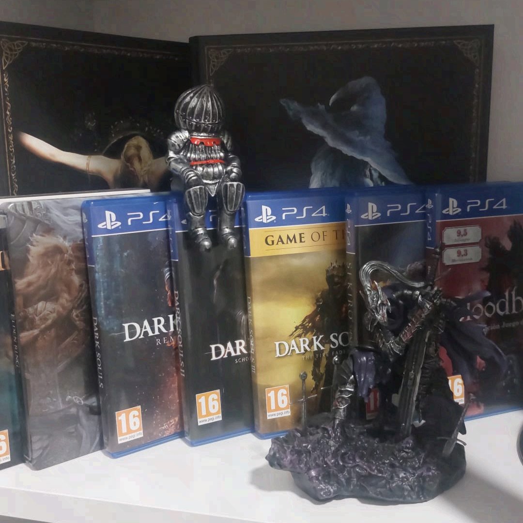 Sigmeyer y Sir Artorias compartiendo espacio #DarkSouls