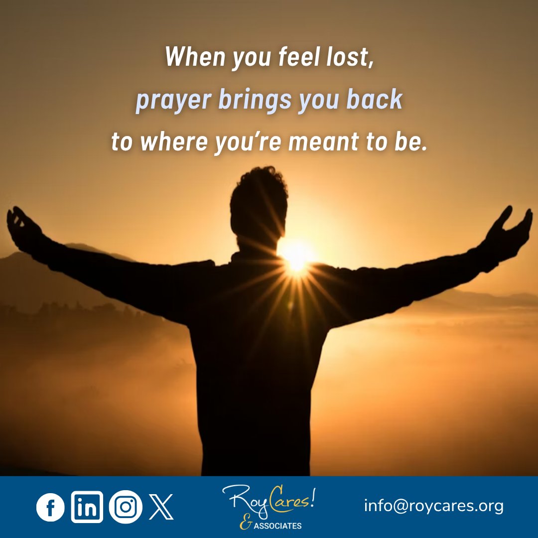 roycaresorg's tweet image. Finding direction in silence, faith gently guides every wandering step back home. 
In quiet moments, prayer restores clarity and leads the heart toward its true path.
🌐:roycares.org

#GodIsAmazing #PrayerWorks #AddictionTreatment #EmotionalWellbeing #Alcohol #RoyCares