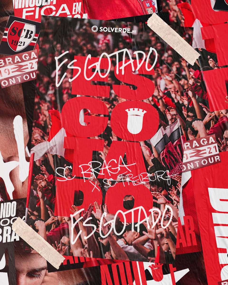Tudo pelo Sporting Clube de Braga ❤️

O SC Braga x SC Freiburg está oficialmente esgotado. Chega cedo, junta-te a nós na Fanzone e luta connosco por mais um sonho. 

#GanharComTodos