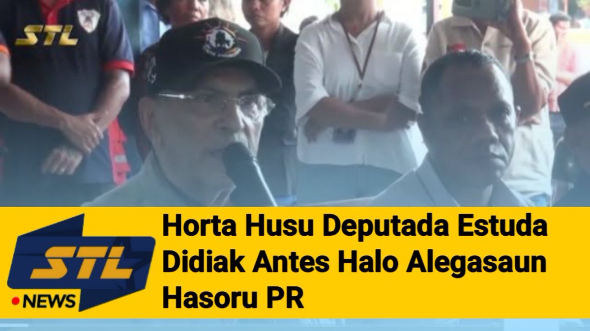 STLTimorLeste's tweet image. Horta Husu Deputada Estuda Didiak Antes Halo Alegasaun Hasoru PR
youtu.be/VxD4oM9CiUw?si…

* Subskreve STL Iha Youtube: youtube.com/@STLTimorLeste

Online: stltimorleste.com

Media Sosial:
* Facebook: facebook.com/stltimorleste/

#SuaraTimorLorosae #STL #TimorLeste