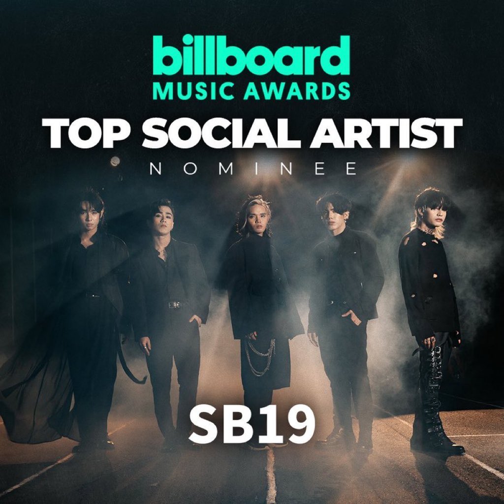 5 years ago today, SB19 was nominated for Top Social Artist at the 2021 Billboard Music Awards.

The first Southeast Asian and Filipino artist to do so.