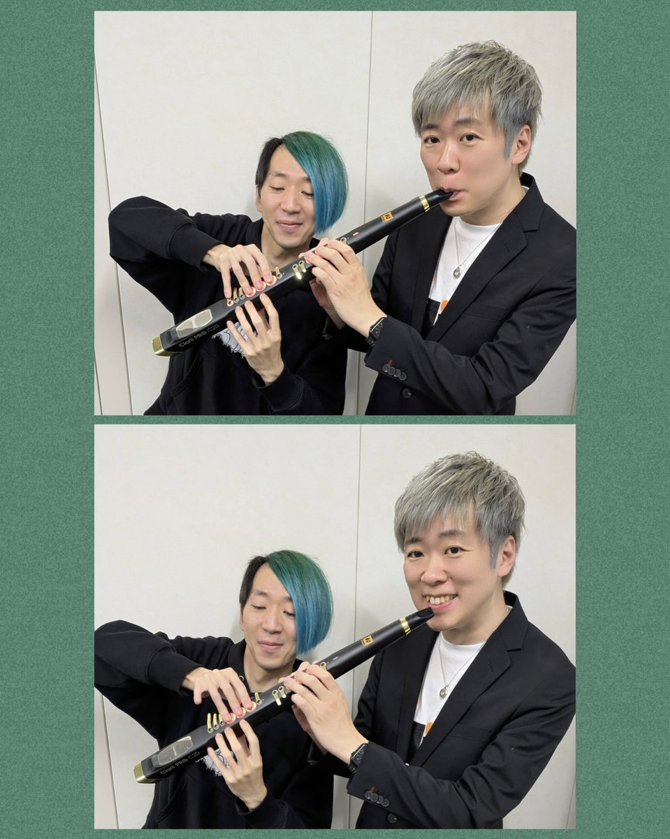 gamirs's tweet photo. サックスワールドの取材でした!語りまくり。BANANAsu氏とまたお会いできましたよー🍌
#robkoo #clariipro #SaxWorld https://t.co/TseBtUJBlA