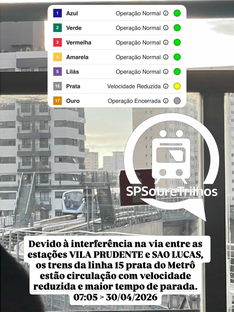 São Paulo Sobre Trilhos tweet media