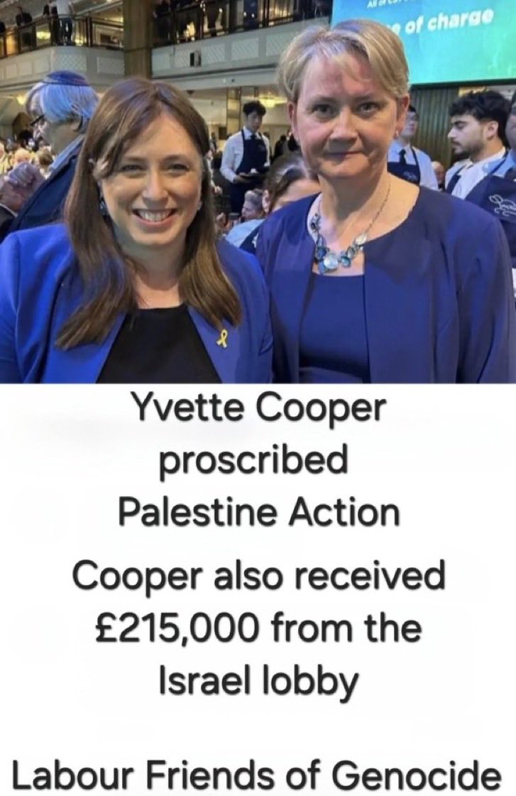 Hoarder55's tweet photo. @MichaelH14 #EdBalls #GMB
#Zionists #YvetteCooper #GazaGenocide https://t.co/xGVywPZFmc