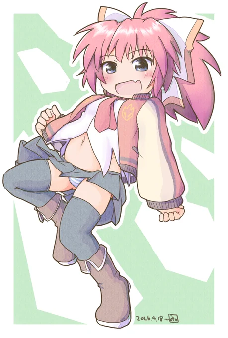 ぶちZさん()とこの劉ちゃんを描かせて頂きました。ヘソ出しローライズ、いいよね!大好きですっ! あ、時間がかかったのは、いつもの癖で無駄にレイヤー枚数を増やしたせいです(^_^;