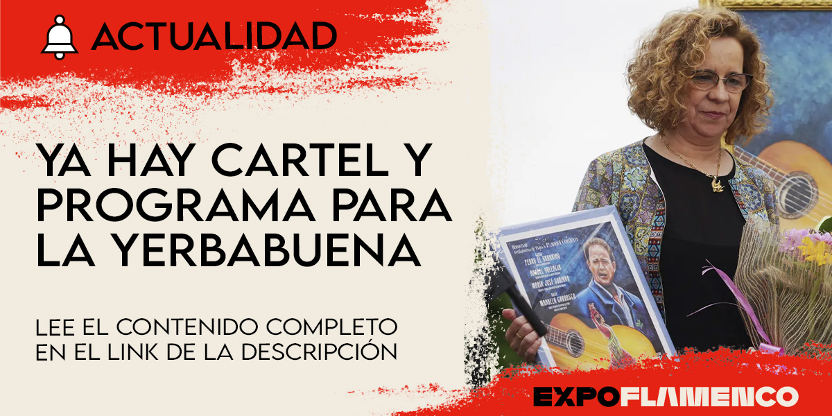 expo_flamenco's tweet image. Presentados cartel y programación del Festival de La Yerbabuena

Día grande en Las Cabezas de San Juan el 3 de julio con María José Soriano, Pedro El Granaíno, Anabel Valencia y Manuela Carrasco. ExpoFlamenco es colaborador. #flamenco

✍️ Kiko Valle

expoflamenco.com/revista/presen…