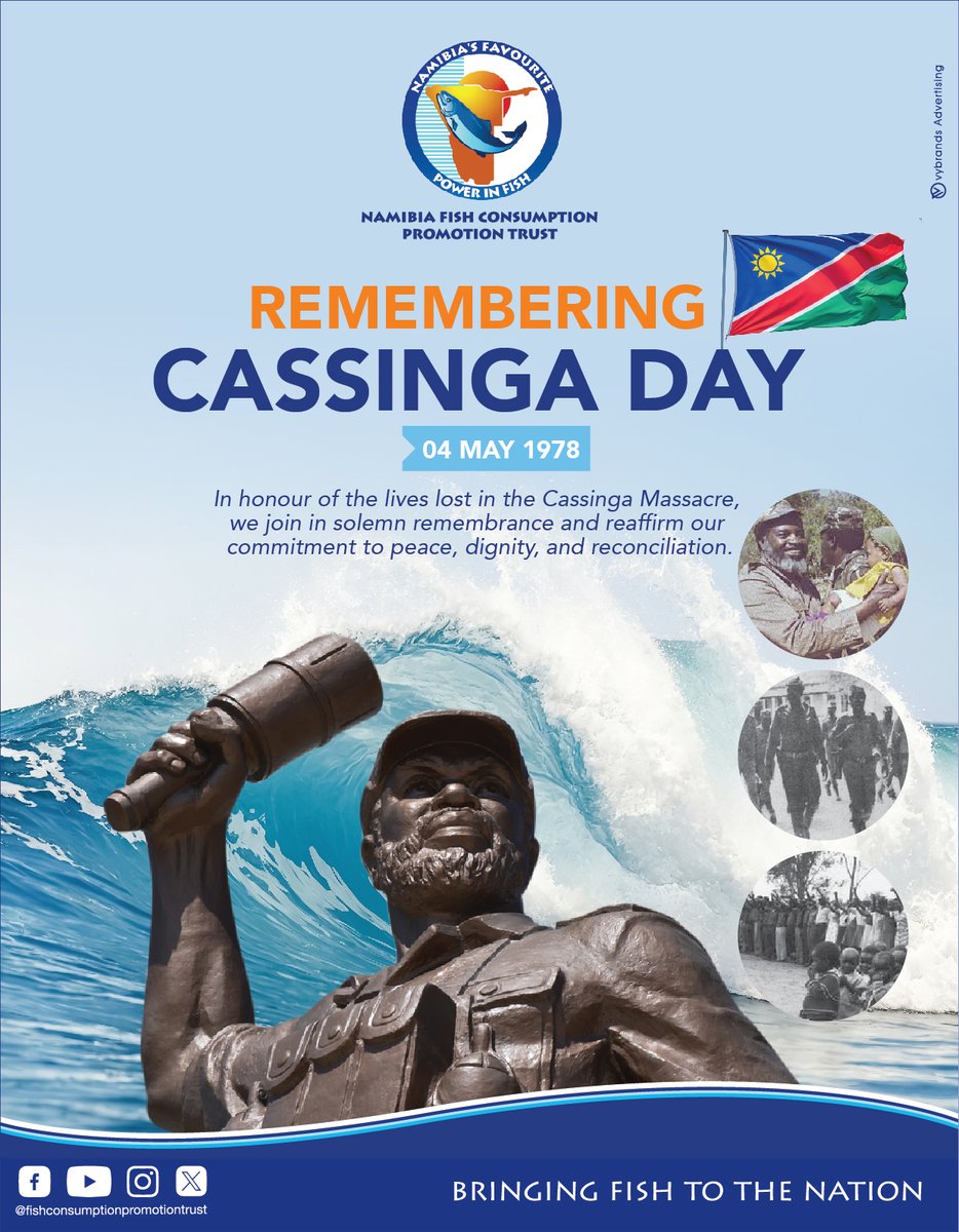 namibia_fcpt's tweet photo. On this solemn occasion of Cassinga Day, the Trust joins the nation in remembering the heroes and heroines who lost their lives during the Cassinga massacre on 4 May 1978.

We honour their courage, sacrifice, and unwavering commitment to Namibia’s freedom. https://t.co/hZBEJ1KRmY