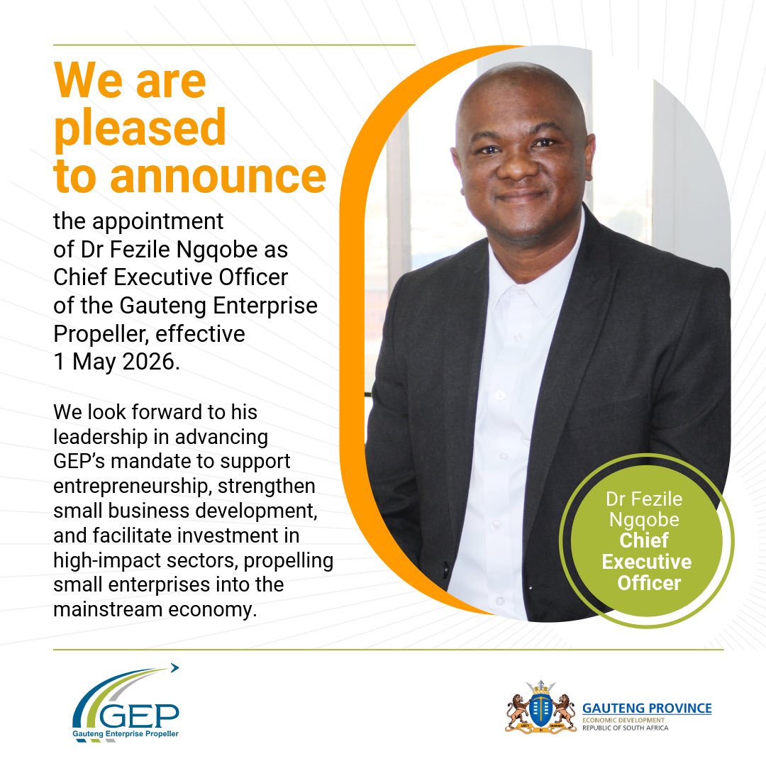 Gauteng Enterprise Propeller tweet media