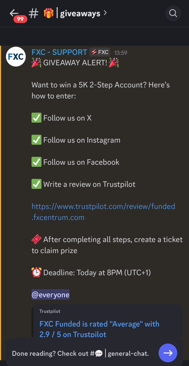 Prop_Insights's tweet photo. @Trustpilot @TrustPilotz can firms listed in trustpilot do this? @Funded_FXC huge scam alert https://t.co/GEiXM1bqvU