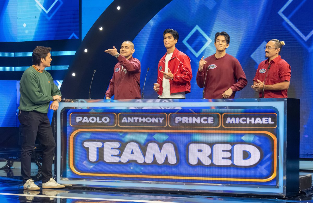 FamilyFeudPH's tweet photo. Well played, Team Red!
Family Feud ngayong 5:35 PM na!
#FeudTheMasterCutter | April 30, 2026
#FamilyFeudPH #MoreTawaMoreSaya #SummerTawaSummerSaya https://t.co/xEk3N6lmcu