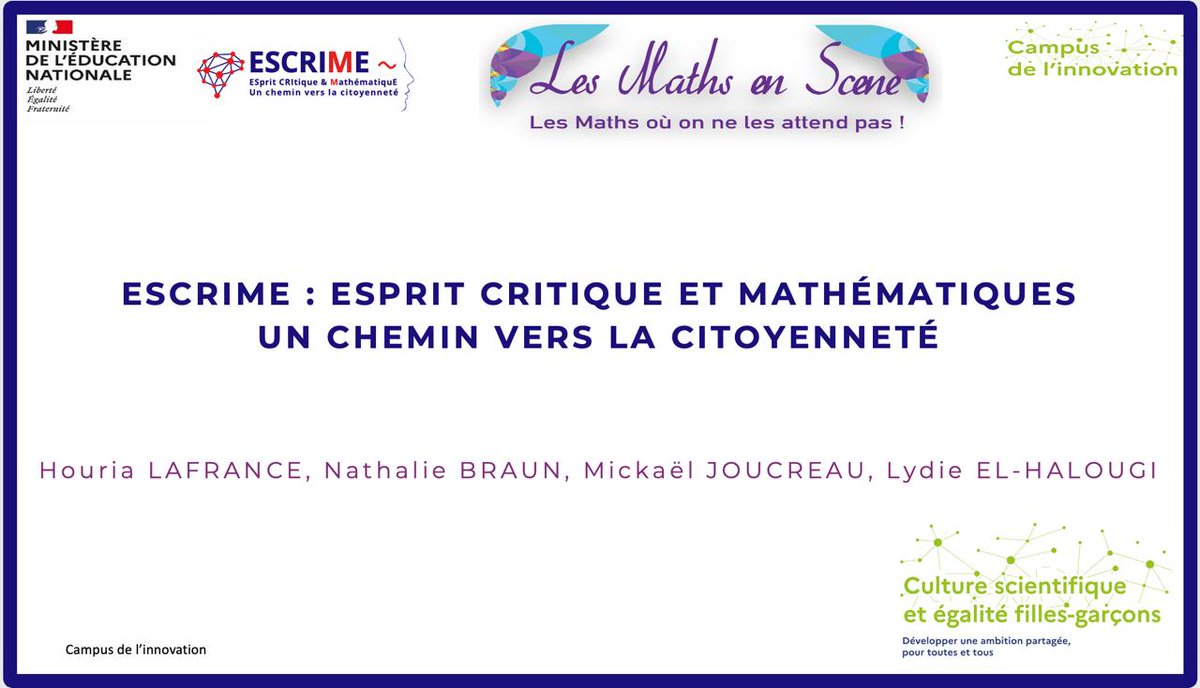 HalougiL's tweet image. Le webinaire est disponible en replay :
- sur le Campus de l'Innovation : 
partage02.magistere.apps.education.fr/mod/page/view.…
- sur la chaîne PodEduc du Campus : podeduc.apps.education.fr/video/142277-e…

#EspritCritique #maths
#EMI
