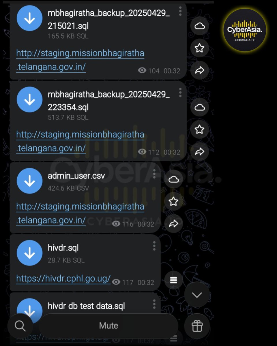 cyberasia_io's tweet photo. 🚨 Uganda &amp; India Alert 🇺🇬 🇮🇳
 
The hacker group NoHeartz, along with the #OpsShadowStrike campaign, claims to have successfully breached and leaked databases from Ugandan and Indian websites.
 
#CyberAttack #DataBreach #OpsShadowStrike #NoHeartz #Uganda #India https://t.co/c9u7GBryi0