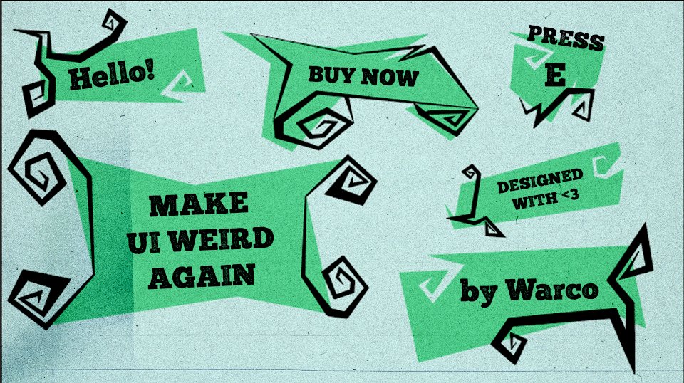 warco_jpeg's tweet image. Ehi #gamedev Check out my UI packs, available on @itchio.

link in the description.

#indiedev #UI #gameui #unity #itch #cyberpunk #horrorgame #cyberpunkgame