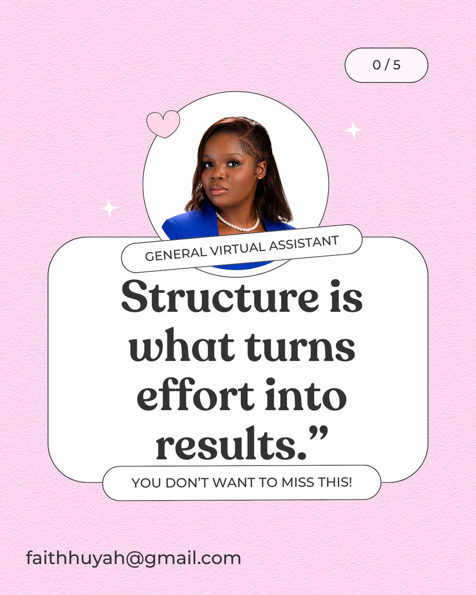 FaithUyah's tweet image. If your business is running, but not efficiently you’re leaving time and money on the table.

Disorganization is expensive.

I bring structure so things actually work.

2 spots open this week. DM “VA” 🤝

#VirtualAssistant #BusinessSupport #Productivity